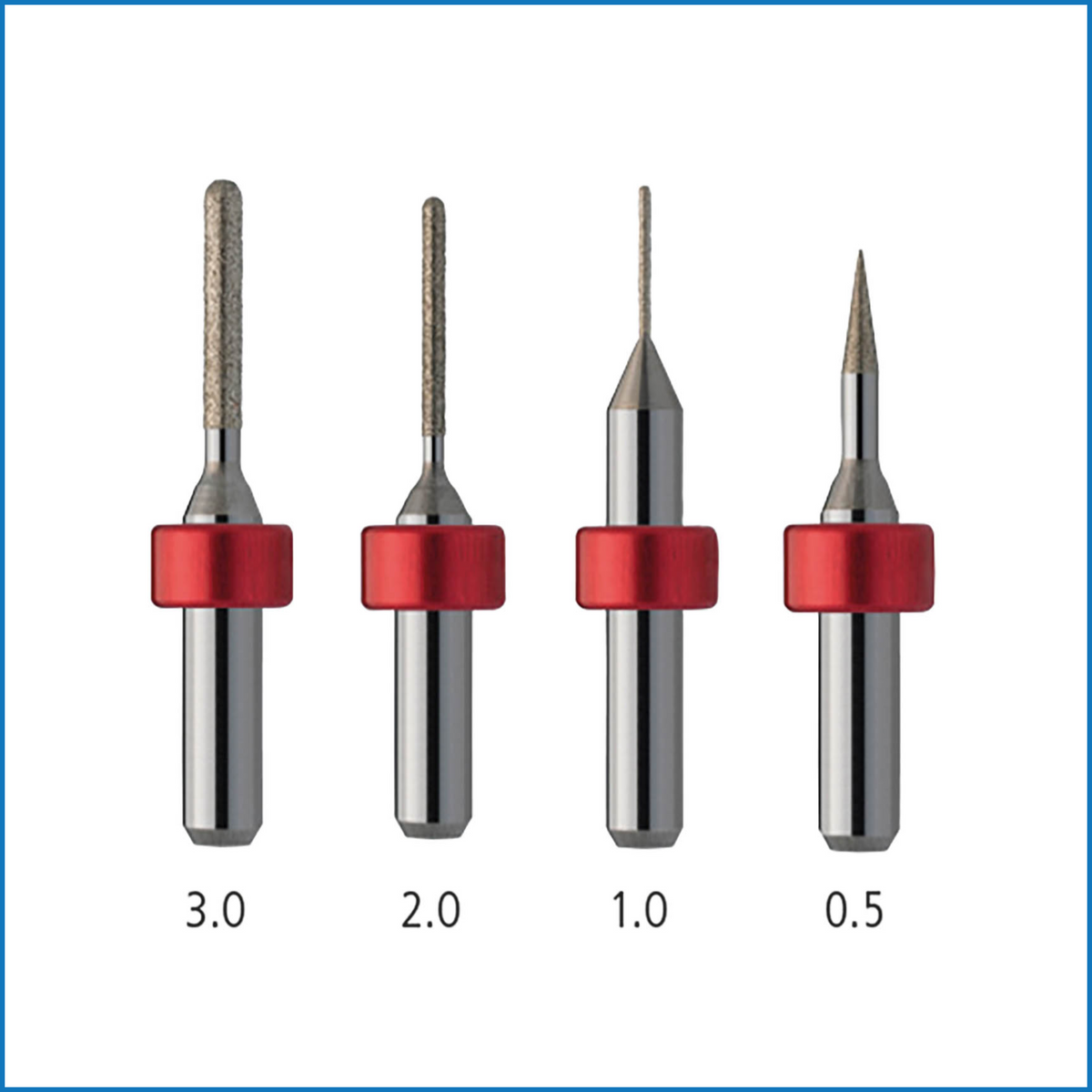 Morpheus Burs for PM7 - Red DC for Glass Ceramic