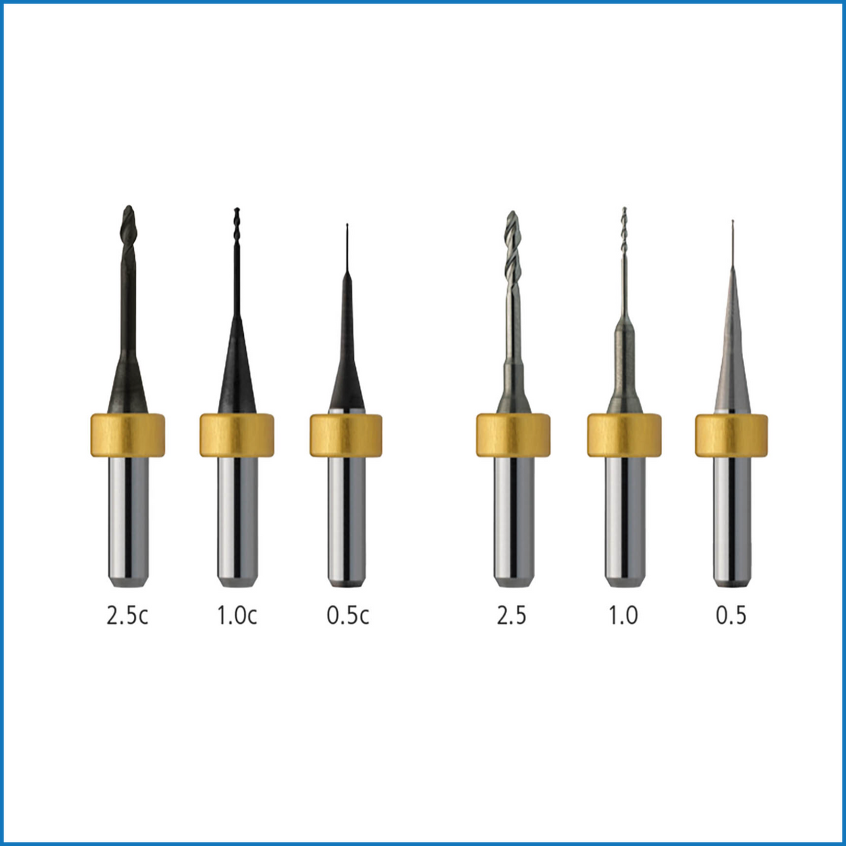 Morpheus Burs for PM7 - Yellow DC for Zirconia