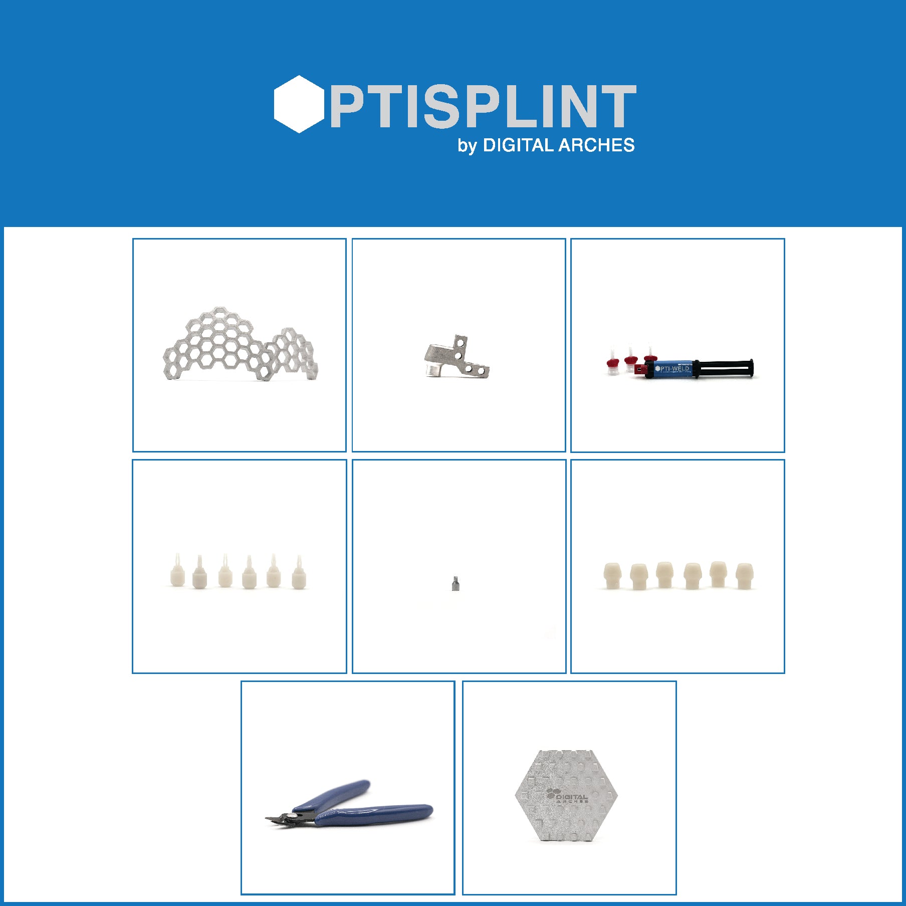 Opti Splint OPTISPLINT® Starter Package for 1.20mm/0.048in Hex – Digital Arches LLC