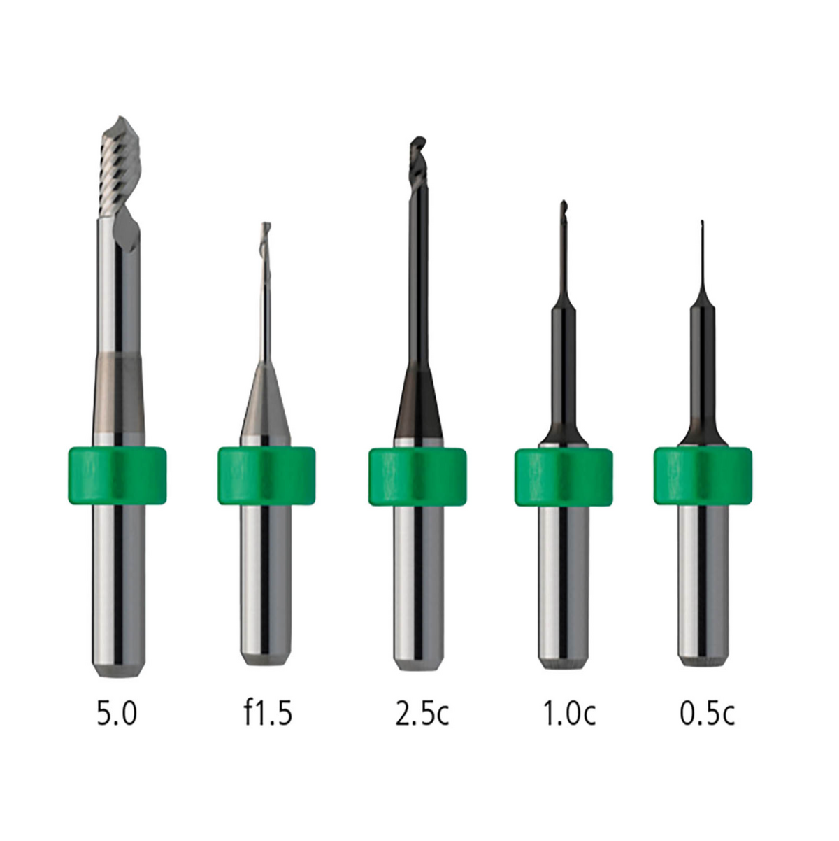Morpheus Burs for PM7 - Green for PMMA