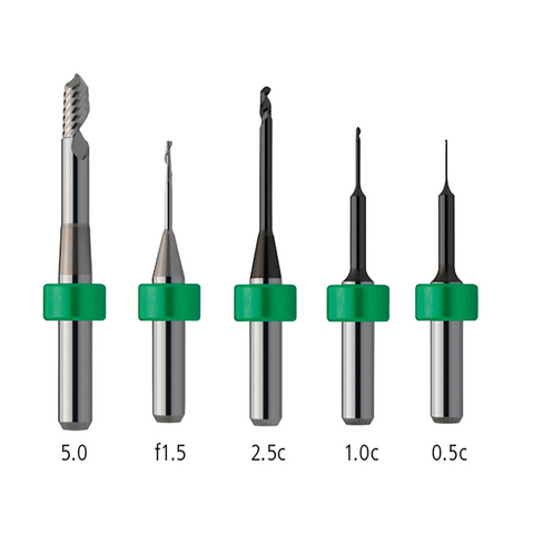 Morpheus Burs for PM7 - Green for PMMA