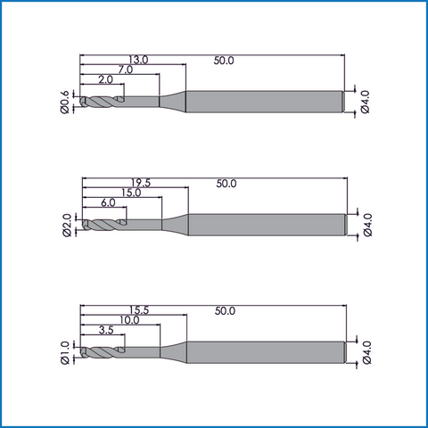 Morpheus Burs for Roland - DC for Zirconia